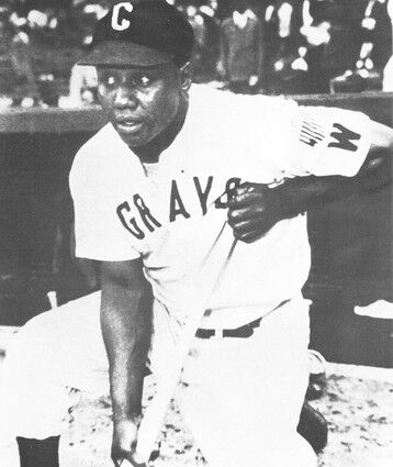 SLUGGER: Catcher Josh Gibson played for the Crawfords and the Grays.