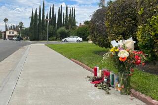 There's a small memorial where a fatal shooting occurred in Irvine on Aug 3. 