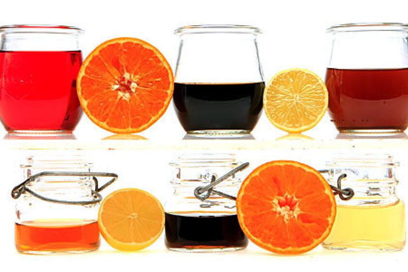 MANY KINDS OF TART: A pantry should have several acidic seasonings, including citrus and a few kinds of vinegar.