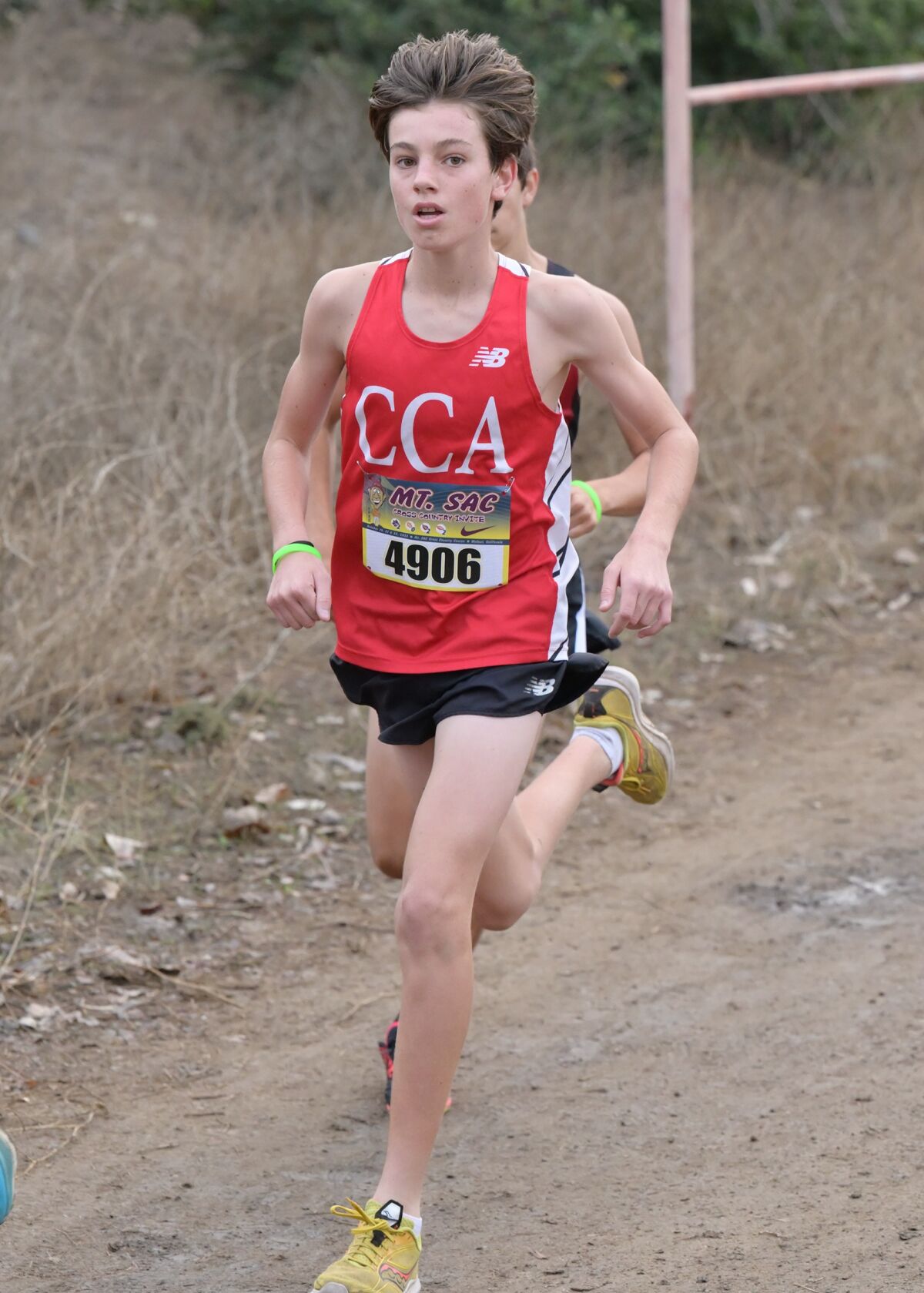Luca Caruso was the top finisher in the NCC JV Cluster meet,