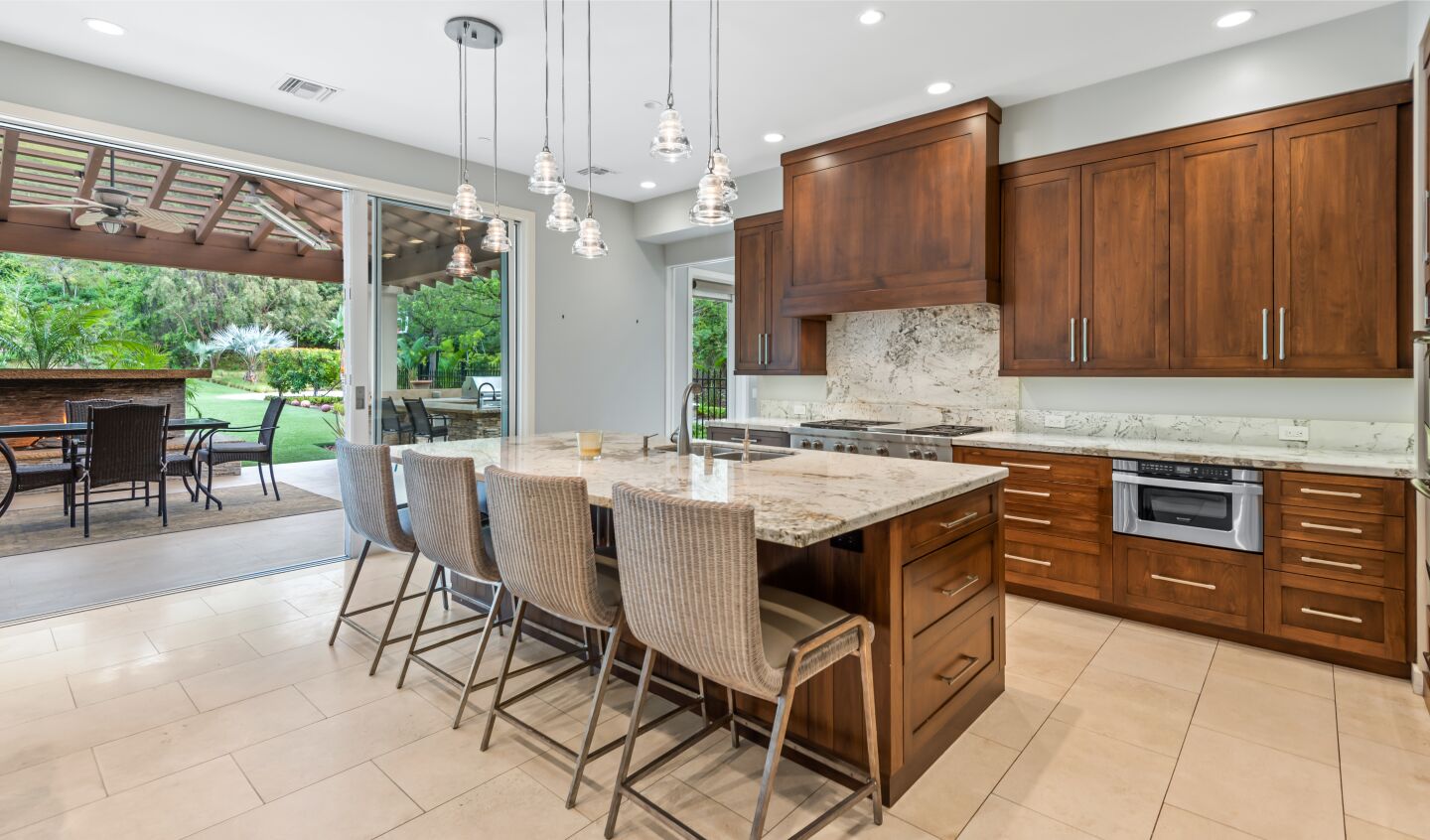 The kitchen.