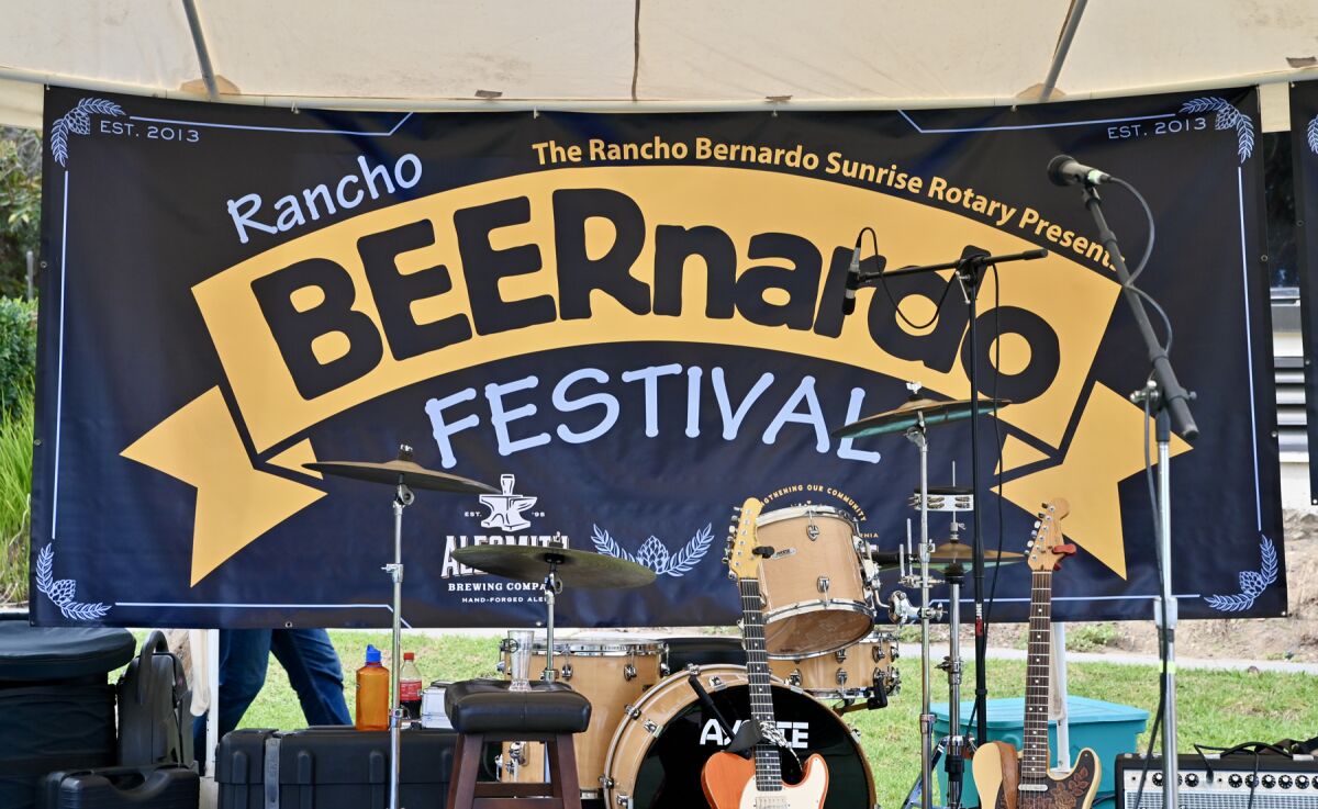 Live music is among entertainment at the Rancho BEERnardo Festival.