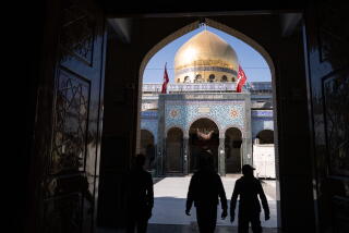 The gold-domed Sayedah Zainab shrine