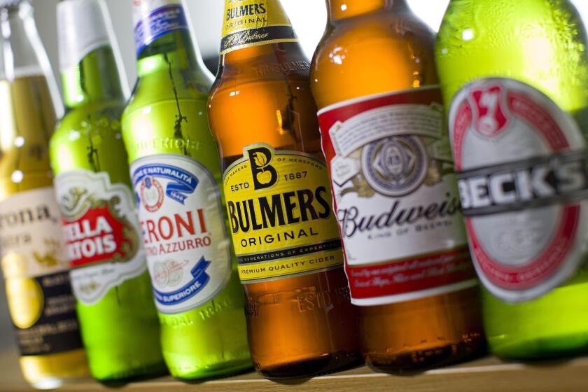 Beer giants Anheuser-Busch InBev and SABMiller said Tuesday they had agreed in principle to key terms of a potential takeover offer.