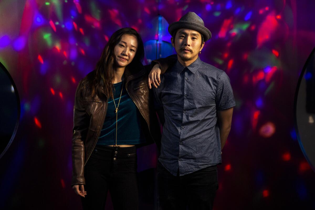 "Ms. Purple's" lead actress, Tiffany Chu, and director Justin Chon revisit Los Angeles' Soopsok Karaoke and Restaurant, where filming took place.