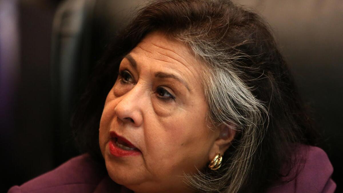 Soon to be termed-out Los Angeles County Supervisor Gloria Molina announced plans to challenge Councilman Jose Huizar.