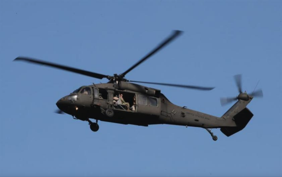 Fotografía de un helicóptero del Ejército de los EE. UU.. EFE/Archivo