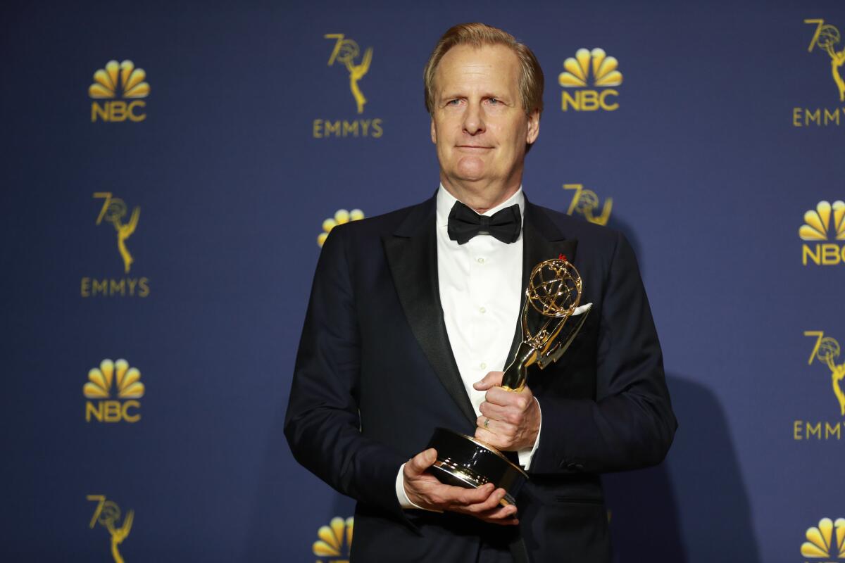 Jeff Daniels won the Emmy for supporting actor in a limited series for "Godless."