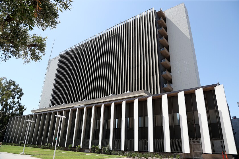 Central Justice Center in Santa Ana.