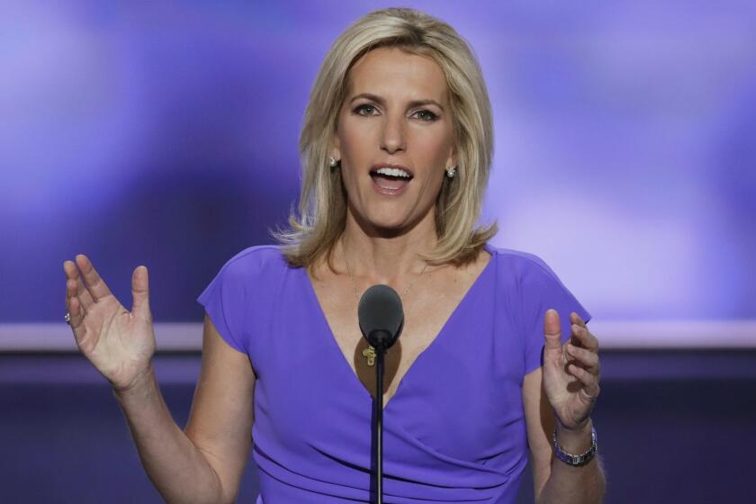 Conservative political commentator Laura Ingraham speaks during the third day of the Republican National Convention in Cleveland, Wednesday, July 20, 2016. (AP Photo/J. Scott Applewhite)