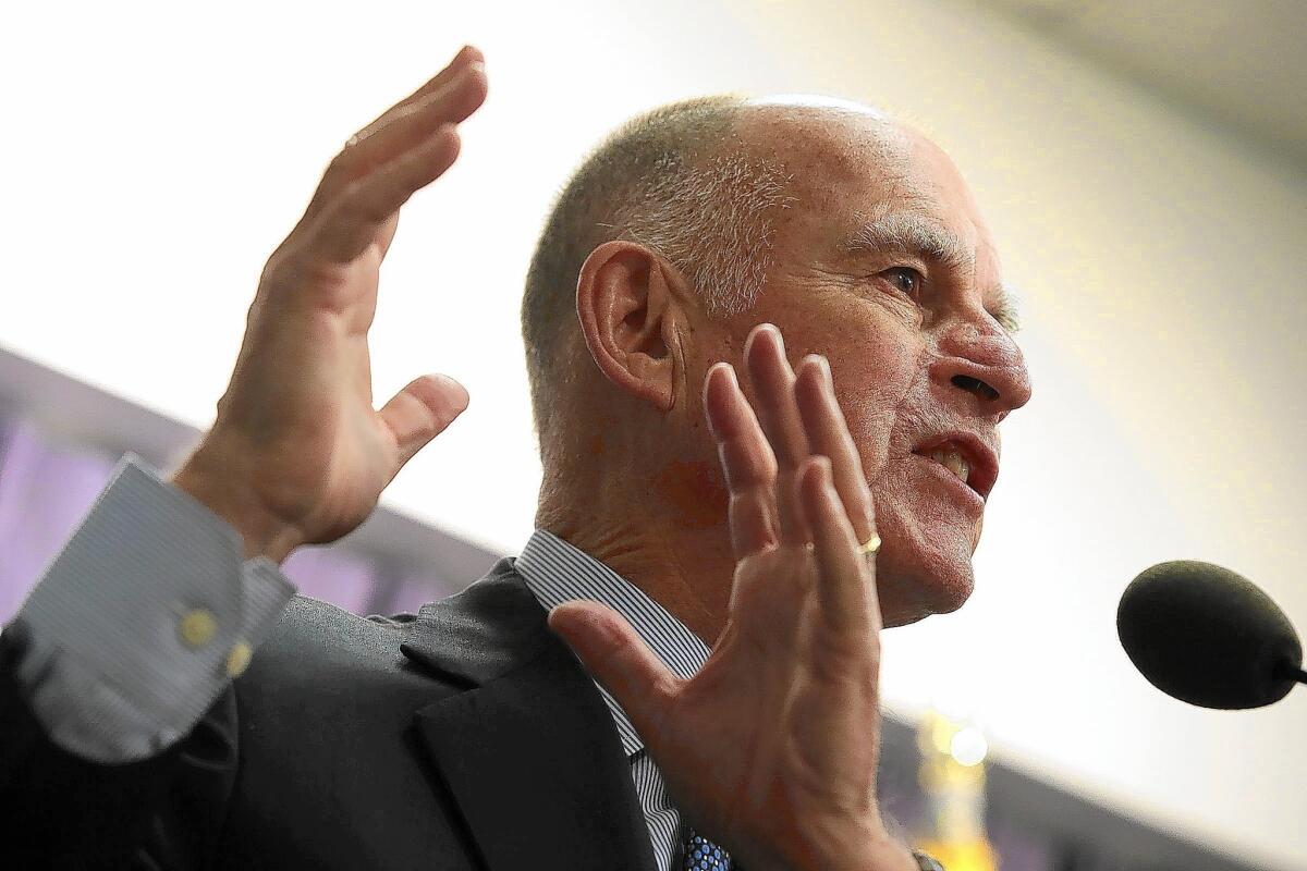 Gov. Jerry Brown signed a bill allowing 16-year-olds to preregister to vote as a way to increase voting among young people.