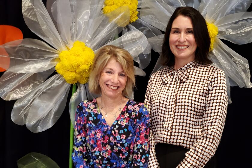 Las Patronas Vice President Julie Garrie and President Julie Bubnack preview the 2023 Jewel Ball's “Daisies & Disco” theme.