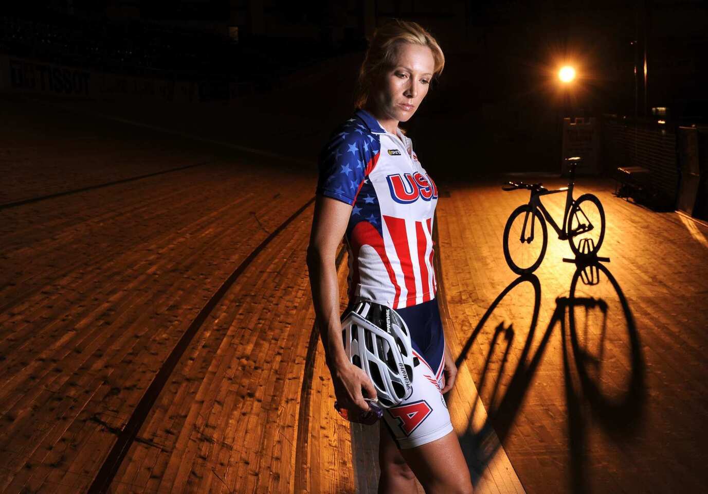 Olympic hopeful Dotsie Bausch, 38, may be the oldest of five candidates trying to secure four spots on the U.S. women's track cycling team, but she isn't letting her age -- or pain -- stop her from accomplishing her dream.