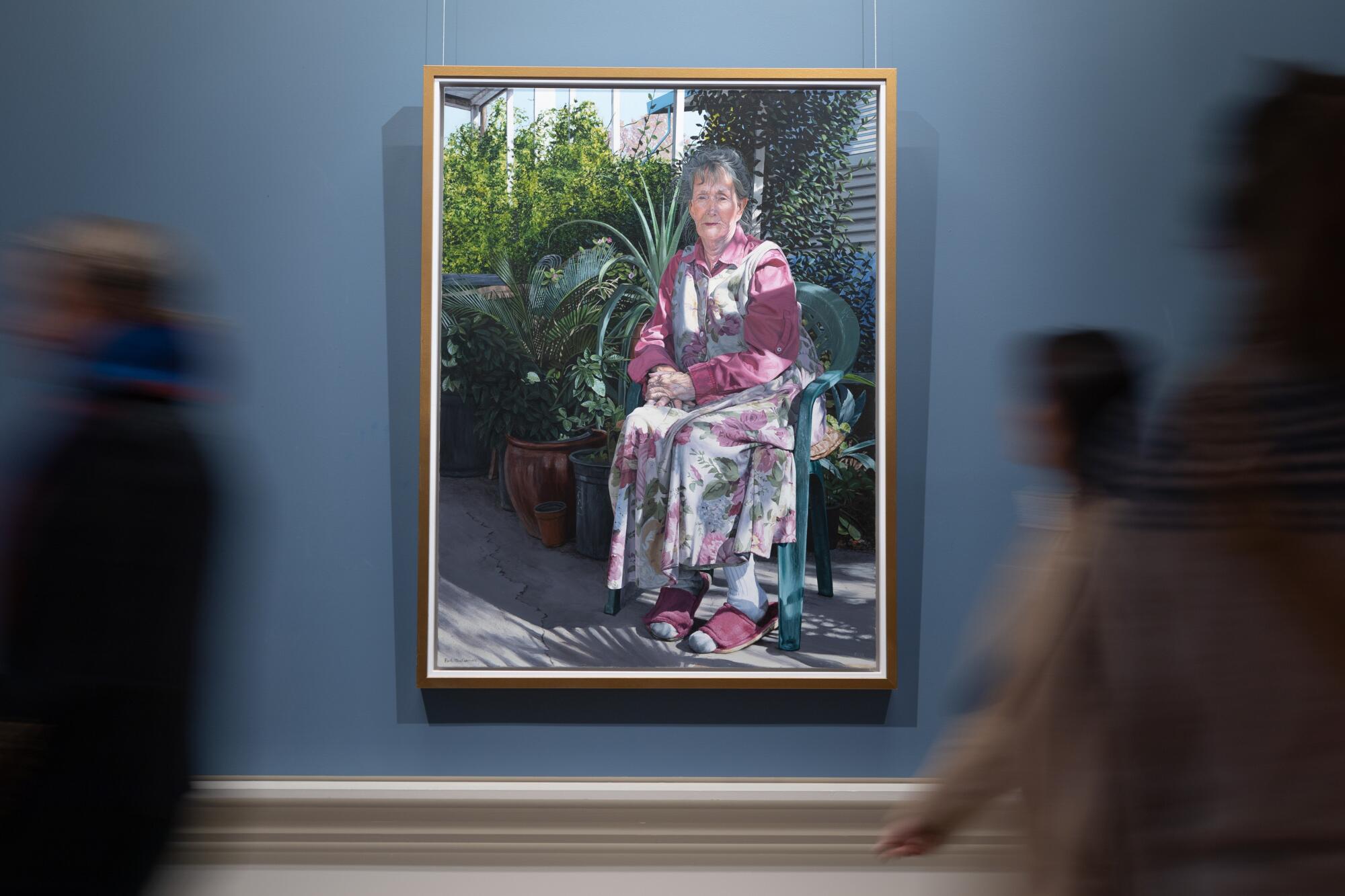 A portrait of Annie Murphy at the National Gallery of Ireland.
