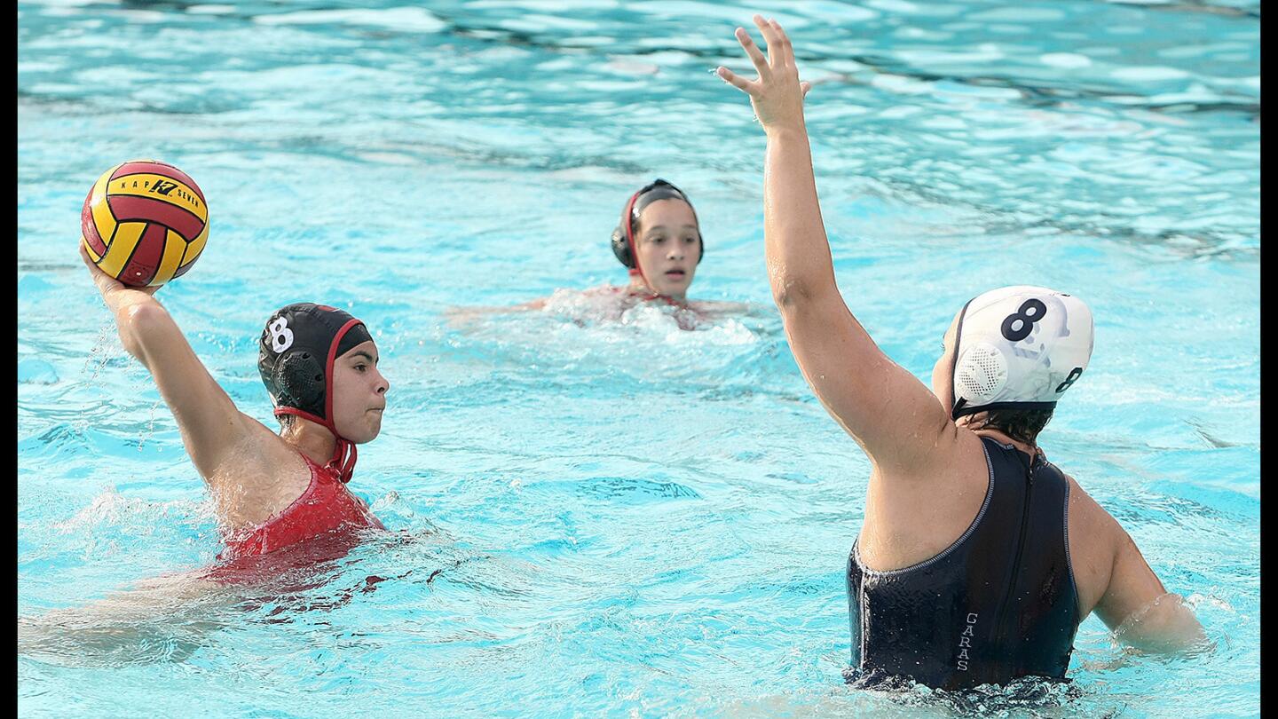 Photo Gallery: CV girls' water polo beats Burroughs, 14-3