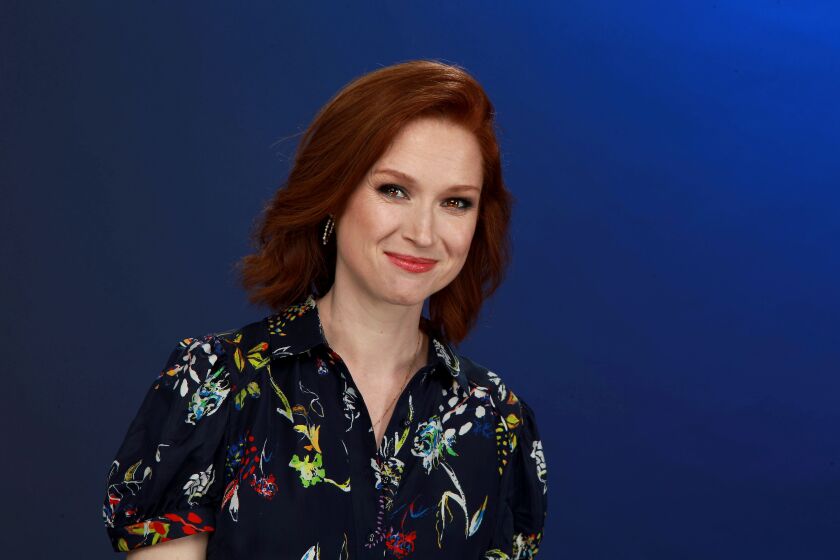 EL SEGUNDO, CA., MAY 29, 2019—Ellie Kemper played the receptionist Erin Hannon in the NBC comedy series The Office (2009–2013) and later the starring role in the Netflix comedy series Unbreakable Kimmy Schmidt (2015–2019), for which she has received two nominations for the Primetime Emmy Award for Outstanding Lead Actress in a Comedy Series. (Kirk McKoy / Los Angeles Times)