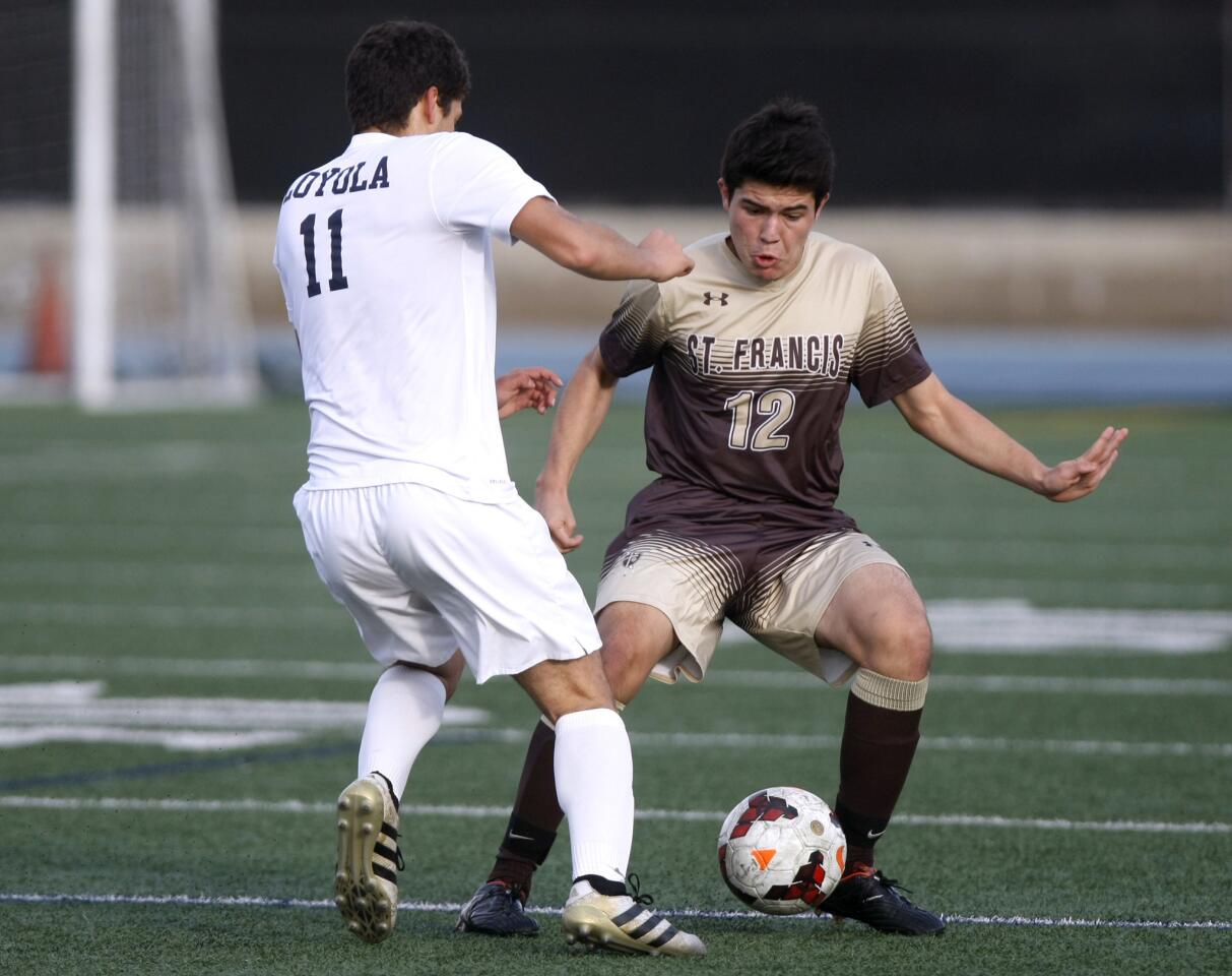 Photo Gallery: St. Francis High School soccer vs. Loyola High School