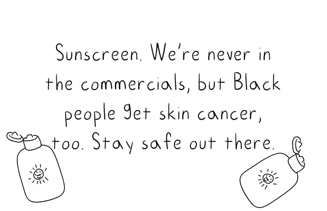 A quote card with Cord Jefferson's unofficial smell of Juneteenth: sunscreen.