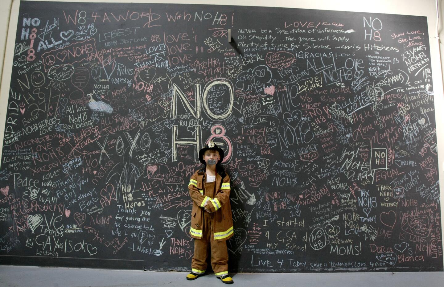 Photo Gallery: Public photo session at NOH8 headquarters in Burbank
