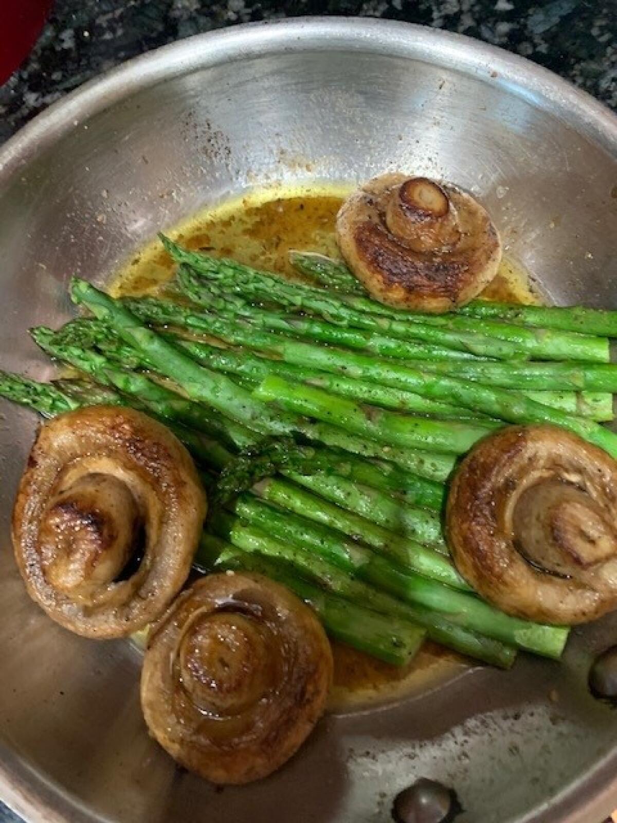 Asparagus spears make a sharp side dish.
