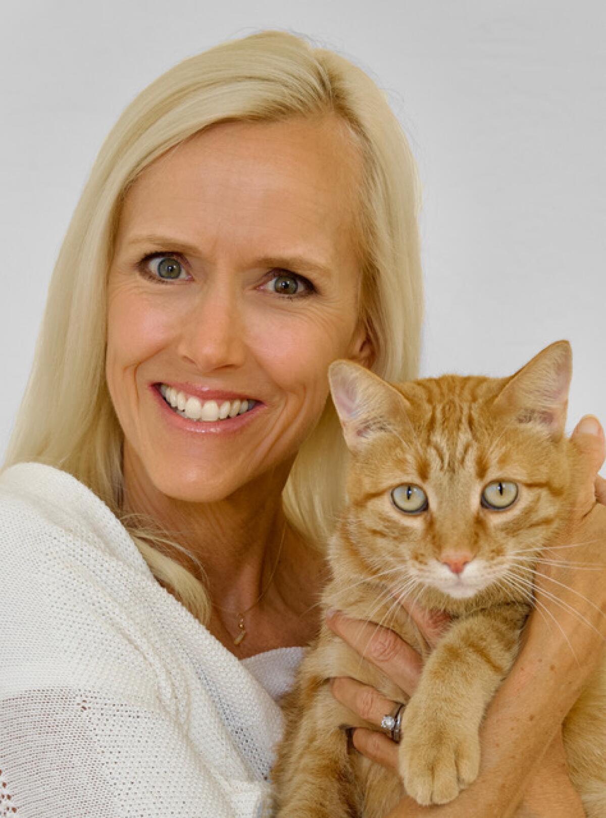 Author Kathleen Kastner with Noah.
