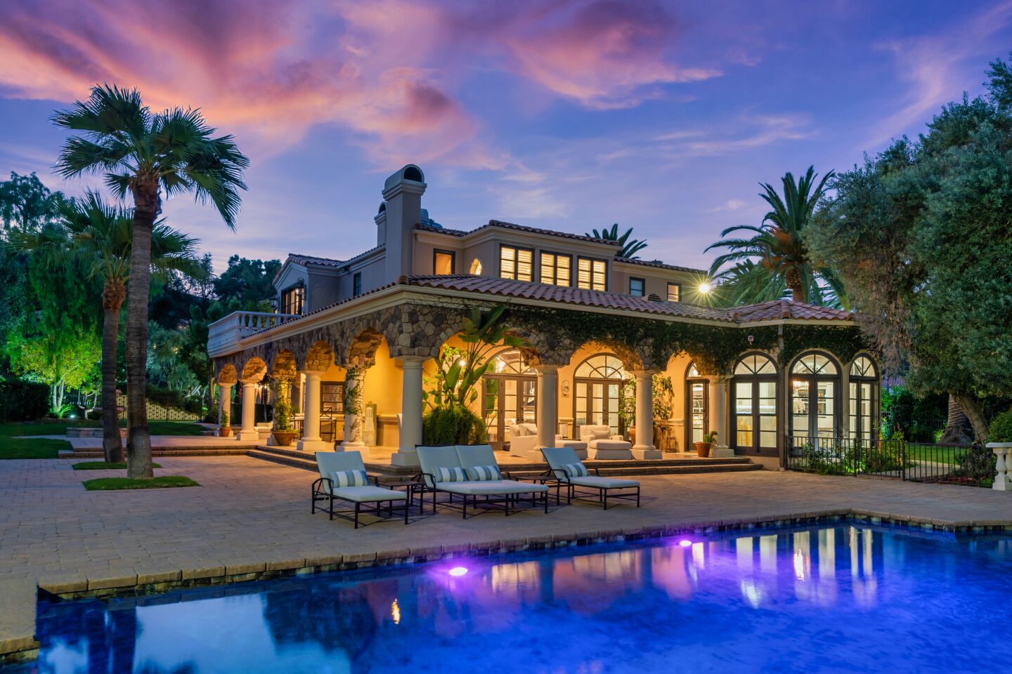 Covered patios create additional living space outdoors.