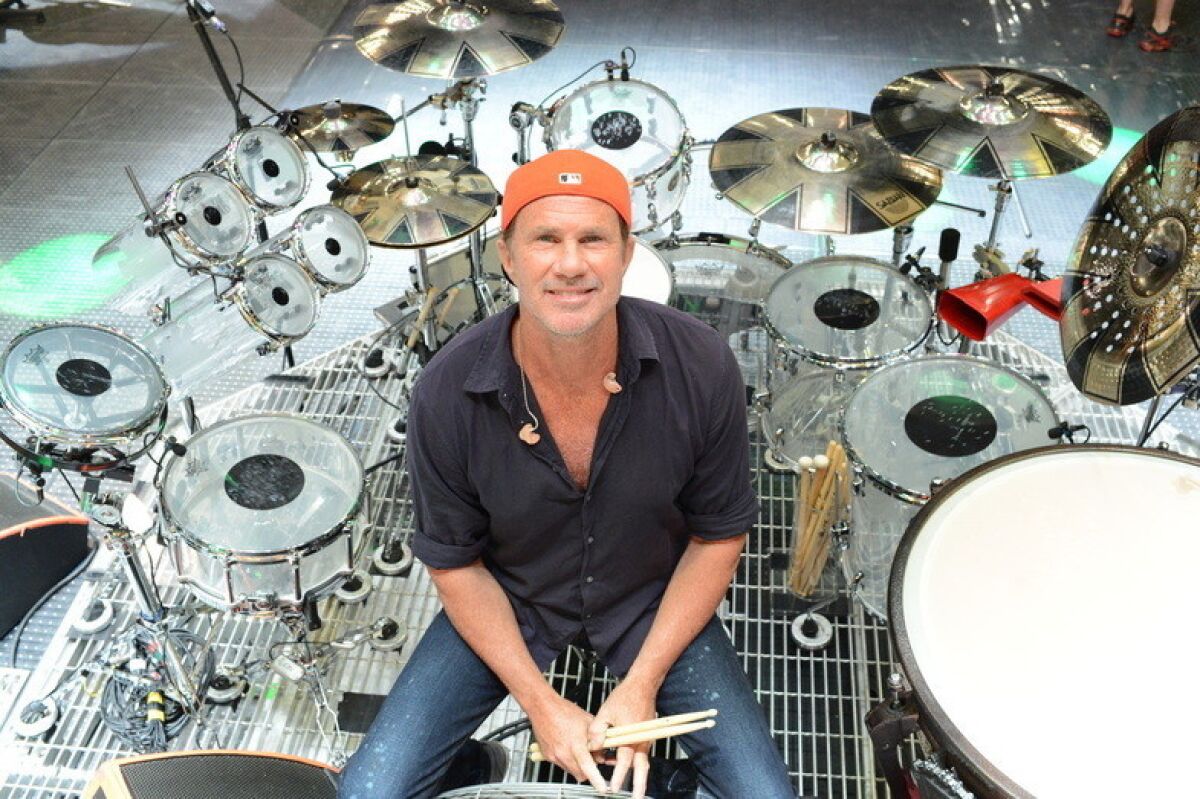 Red Hot Chili Peppers drummer Chad Smith will host an exhibit of his artwork in Solana Beach from Feb. 27 to March 1.