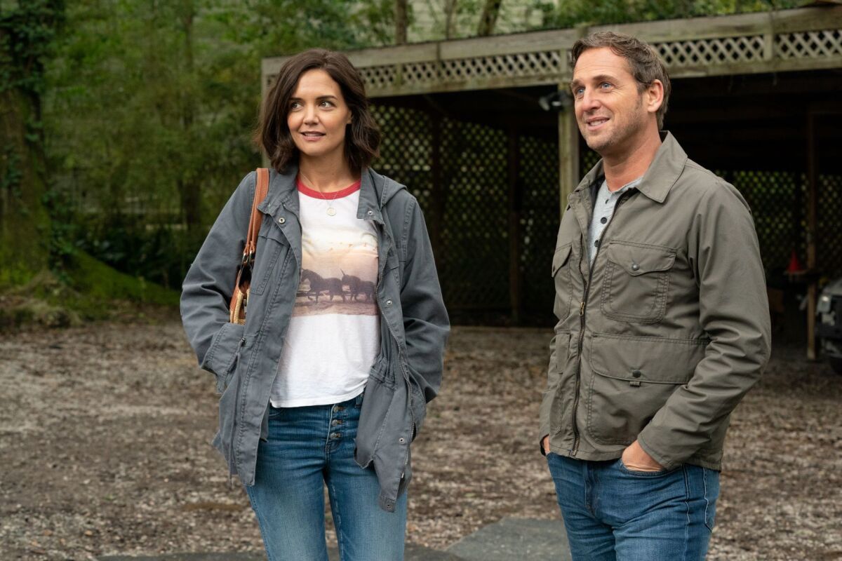 Katie Holmes as Miranda and Josh Lucas as Bray in "The Secret: Dare to Dream."
