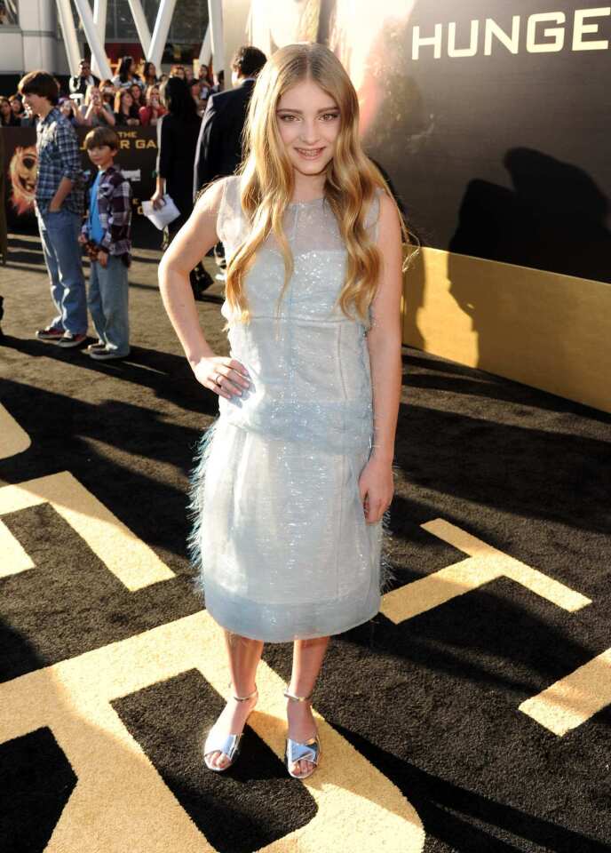 Willow Shields plays the main character's sister, Primrose Everdeen.