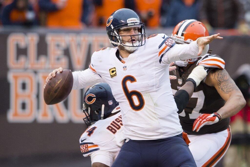 Cutler hasn't been bad, but he isn't the second coming of Sid Luckman, as the Bears hoped he would be when they traded for him in 2009. When Cutler was injured this season, Josh McCown stepped in and didn't miss a beat. So with Cutler's contract expiring this season, the cash-strapped Bears are facing a big decision over whether to keep him.