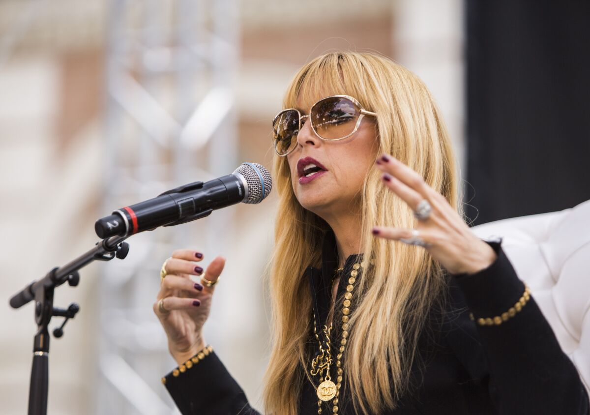 Rachel Zoe, at the Los Angeles Times Festival of Books on Saturday.