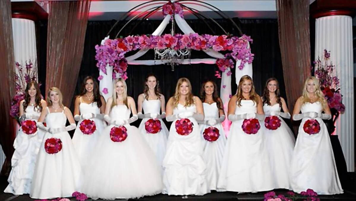 Back row: Kellie Conant, Michaela Gentosi, Lauren Bartolic, Kaylin Fleming and Jessica Garrett. Front row: Katherine Hurlbut, Maddy Bloomberg, Anne Kinney, Delaney Owen and Madeleine Shepherd.