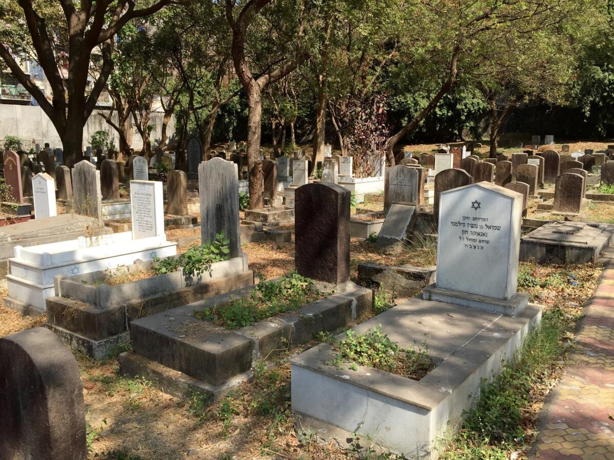 The cemetery in central Mumbai, India, houses the remains of the city's Bene Israel Jews.