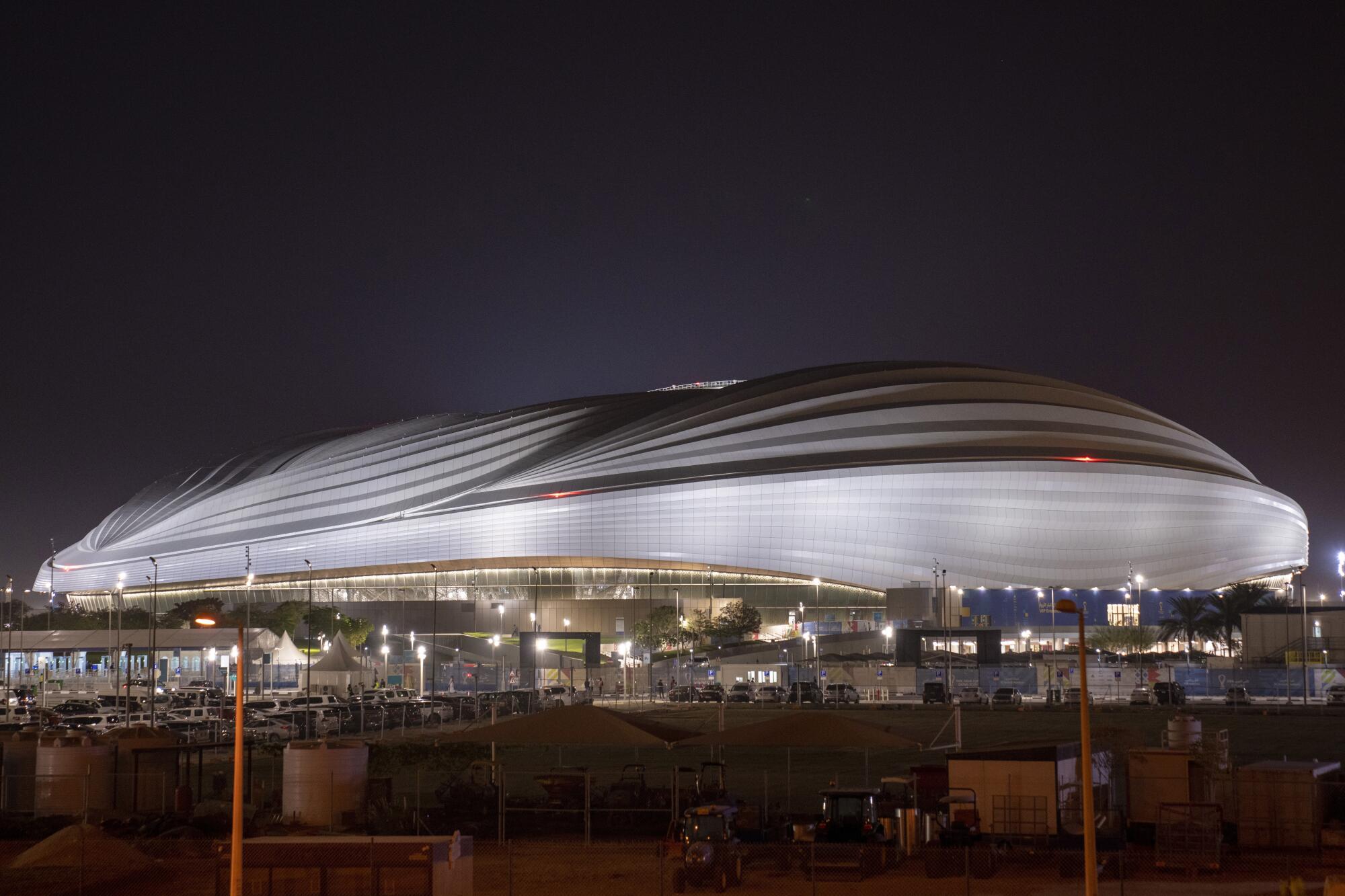 Al Janoub Stadium in Al Wakrah, Qatar.