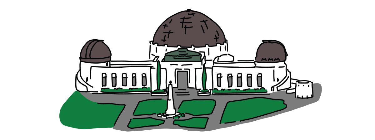 Illustration of Griffith Observatory