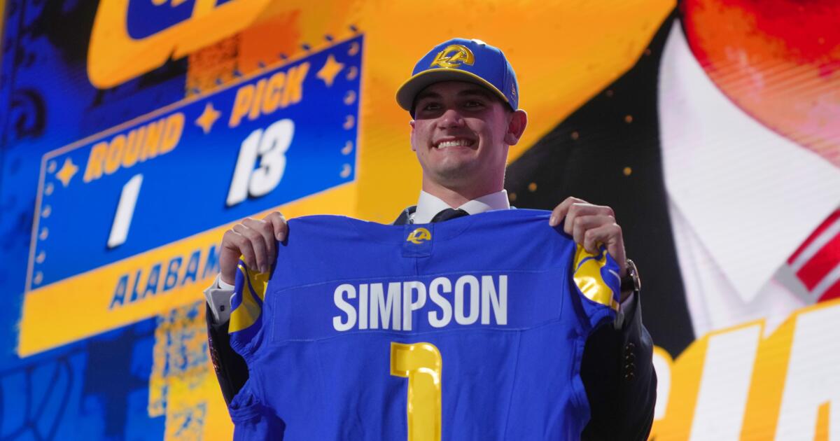 Rams take a quarterback with first-round pick in NFL draft