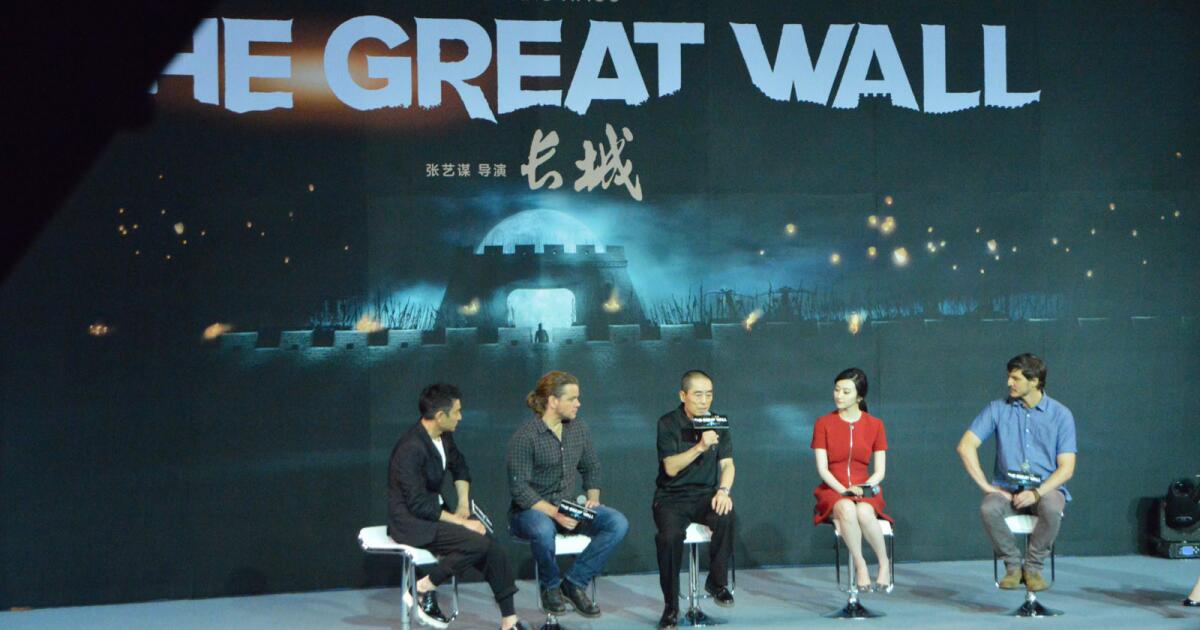 With $150-million 'Great Wall,' Legendary aims to bridge U.S.-China film gap