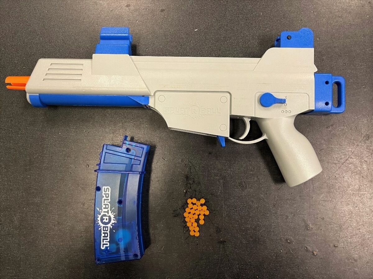 Plastic guns that shoot gel-ball pellets are being used in what HBPD calls an "Orbeez Challenge" circulating on TikTok.