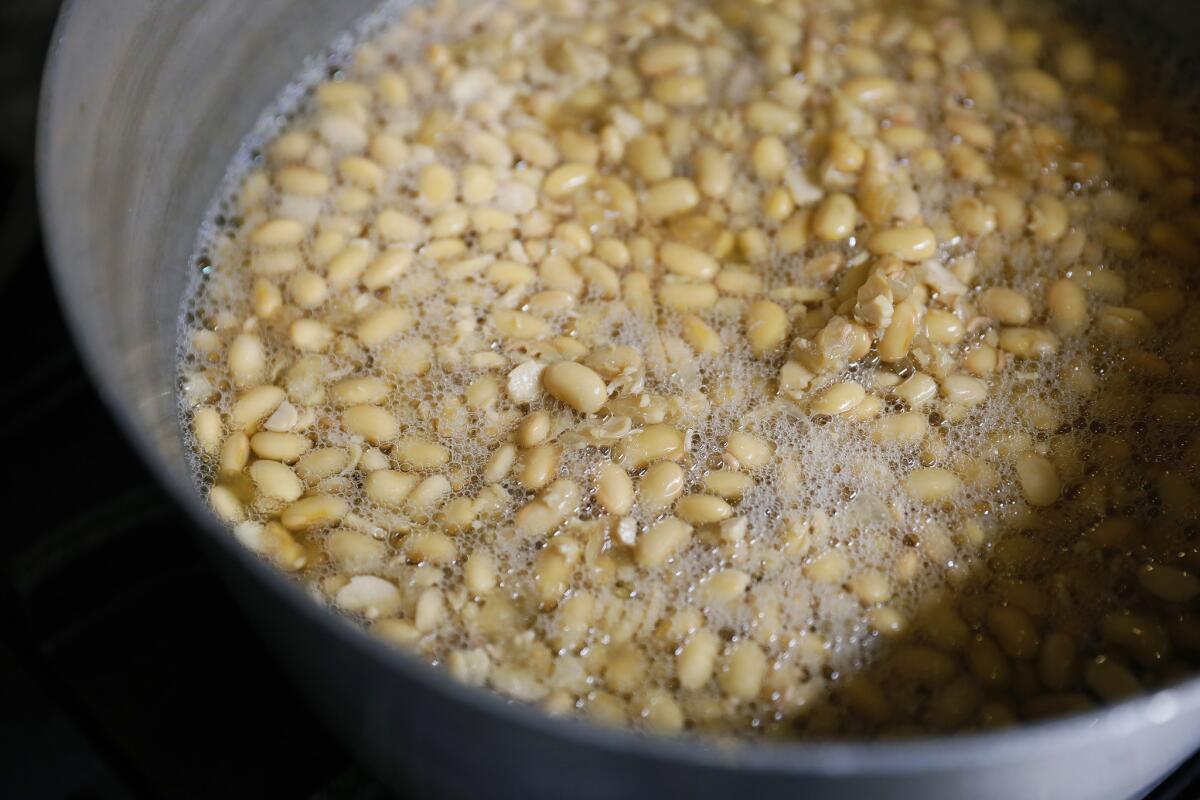 Ai Fujimoto's miso starts with organic soybeans from Nebraska.