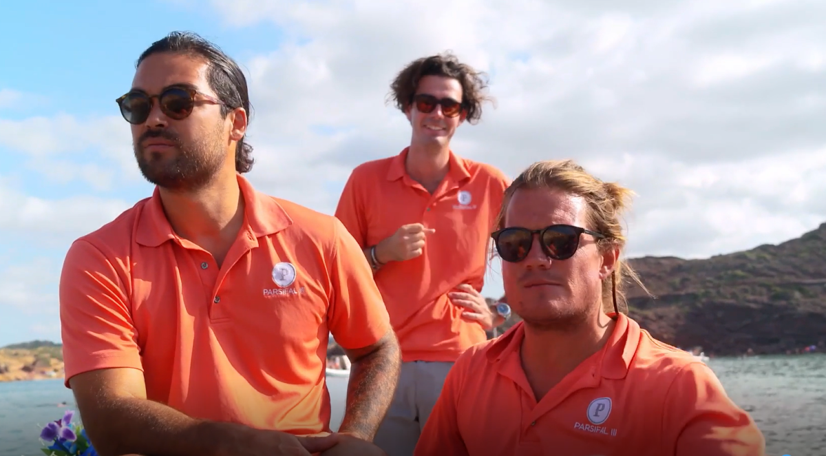 Colin MacRae, Barnaby Birkbeck and Gary King in "Below Deck Sailing Yacht"