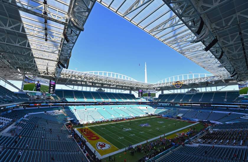 The San Francisco 49ers will play the Kansas City Chiefs in Super Bowl LIV at Hard Rock Stadium in Miami Gardens, Fla., on Sunday.