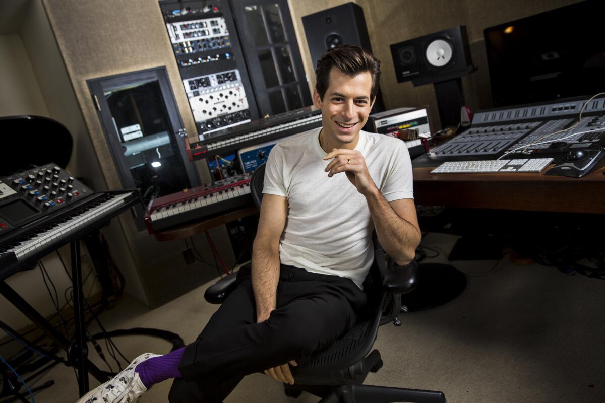 Mark Ronson will host an A-list livestream concert starting at 3 p.m. Pacific today.
