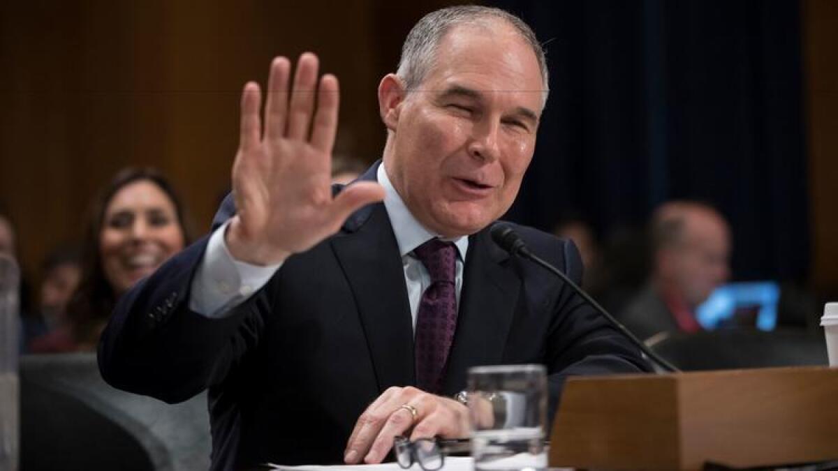 Scott Pruitt is the Oklahoma attorney general chosen by President Trump to lead the Environmental Protection Agency.