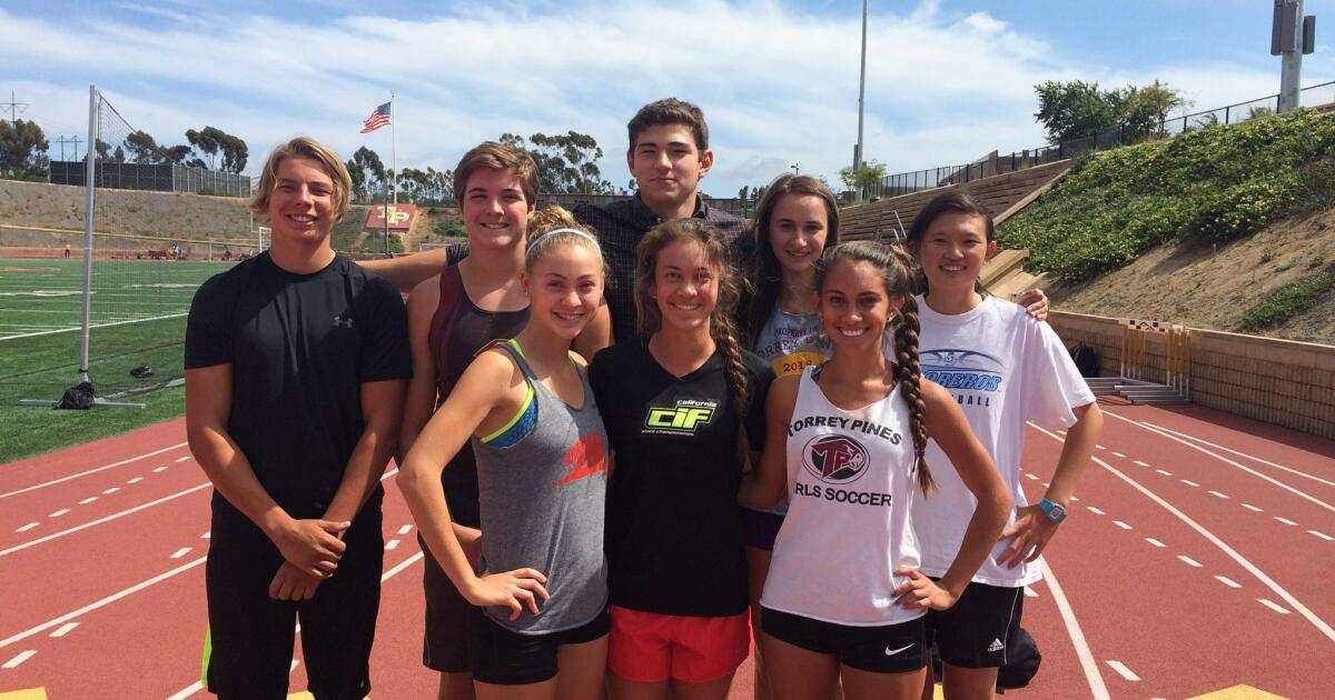 Torrey Pines Falcons score at Escondido Invitational track and field