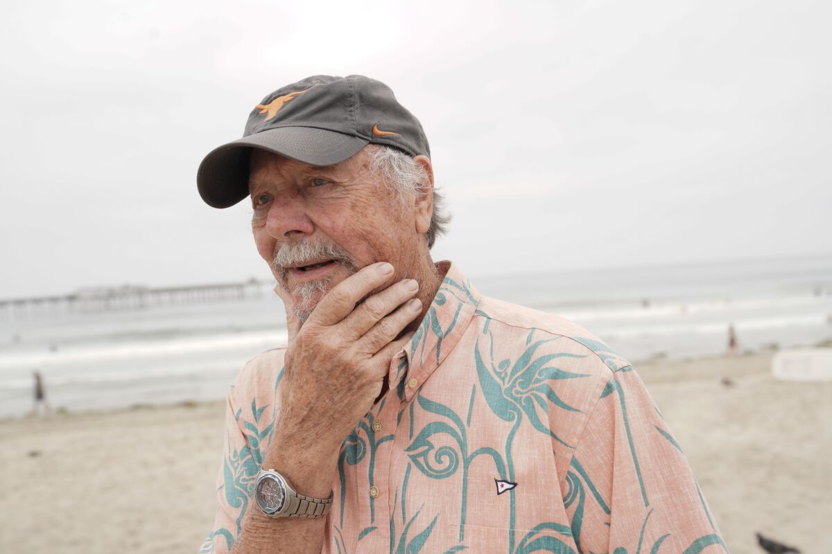 Longtime Ocean Beach resident A. Lee Brown is the author of “The Varsity: A Story of America’s Underage Warriors in WWII."