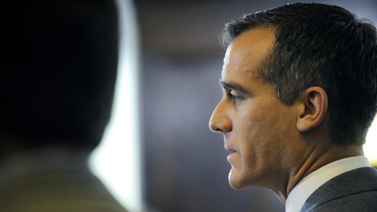 Mayor Eric Garcetti addressed L.A.'s economy during his 2016 State of the City speech.