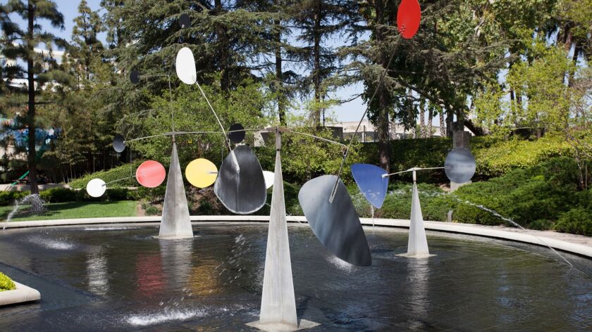 Alexander Calder's "Three Quintains" has been at LACMA since the museum opened in 1965.