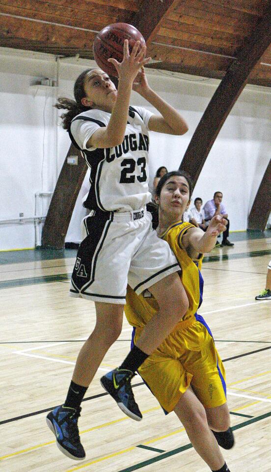 Photo Gallery: Glendale Adventist Academy vs. Holy Martyrs girls basketball