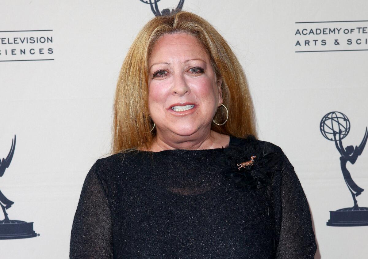 Comedian Elayne Boosler arrives at an Academy of Television Arts & Sciences event