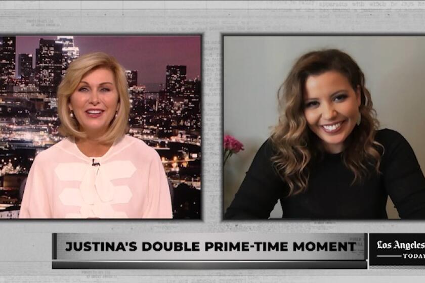 LA Times Today: Justina Machado's double prime-time moment